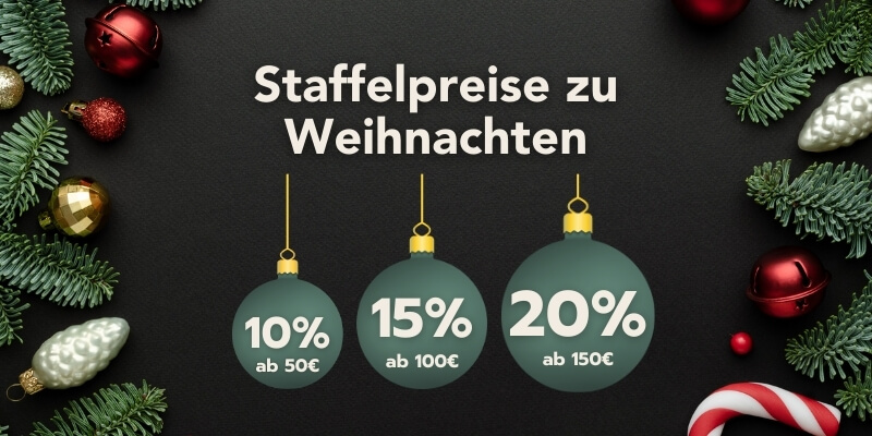 Angebotsseite - Weihnachten - Staffelpreise Cover