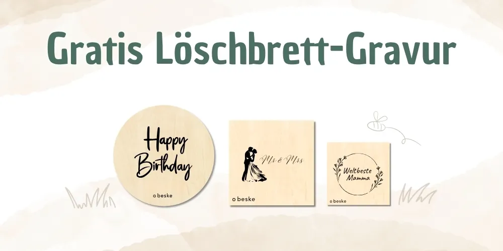 Angebotsseite - Gratis Gravur