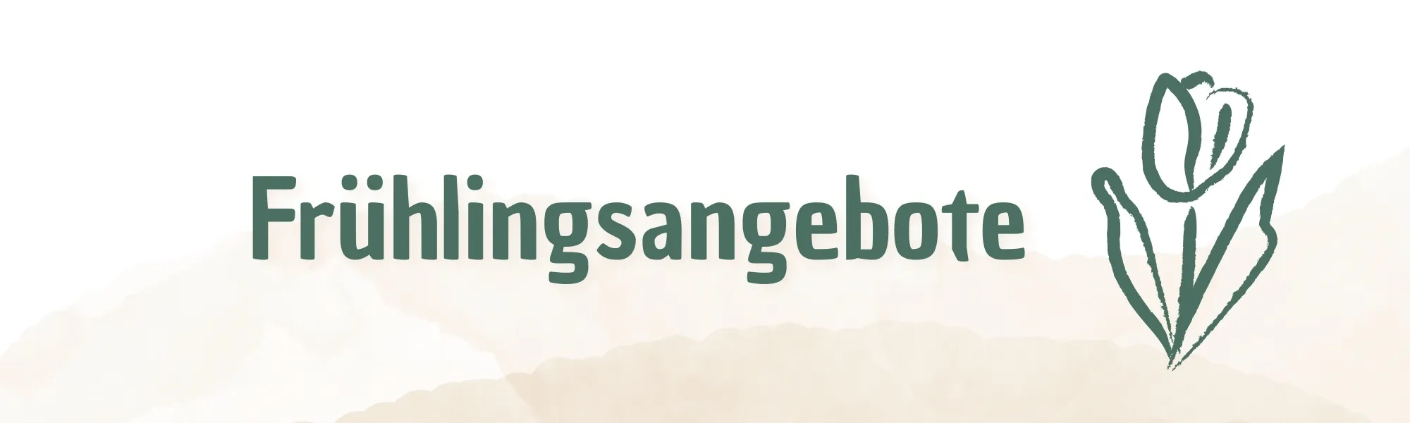 Angebotsseite - Überschriften Frühlingsangebote (1)