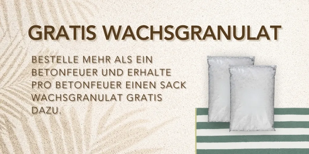Angebotsseite - Gratis Wachsgranulat